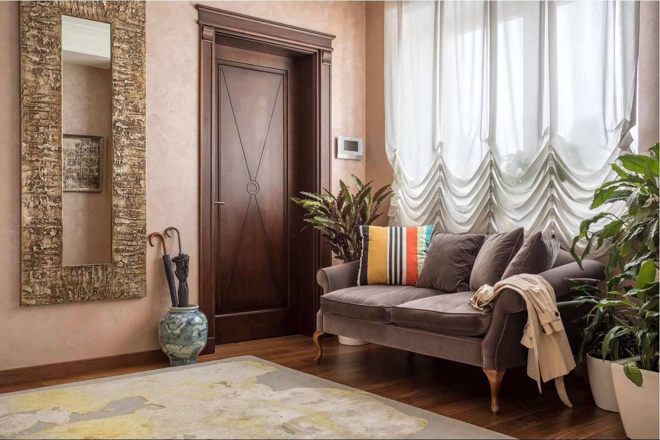 Шторы в гостиную: фото идей, дизайн, стиль, виды, советы по выбору