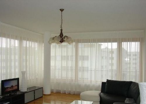 Как повесить тюль из органзы