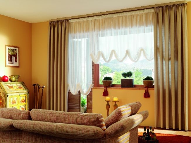 фото дизайн коротких штор