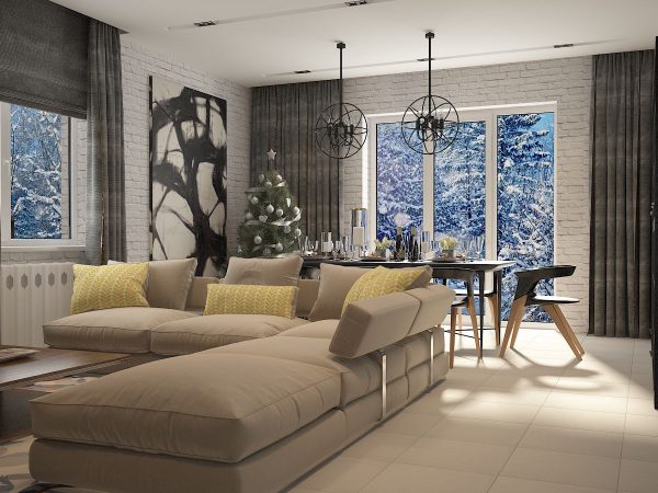 Гостиная — отличное место, чтобы продемонстрировать свои дизайнерские способности.