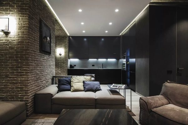 Изюминка стиля Лофт – неброская отделка