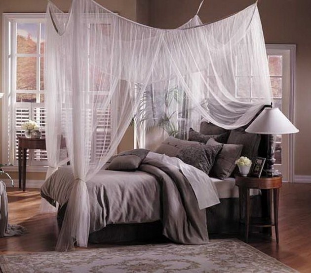 Как сделать балдахин над кроватью. Идеи оформления (43 фото)