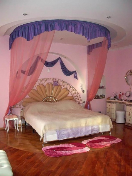 Как сделать балдахин над кроватью. Идеи оформления (43 фото)