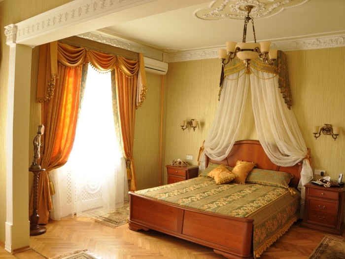 Как сделать балдахин над кроватью. Идеи оформления (43 фото)