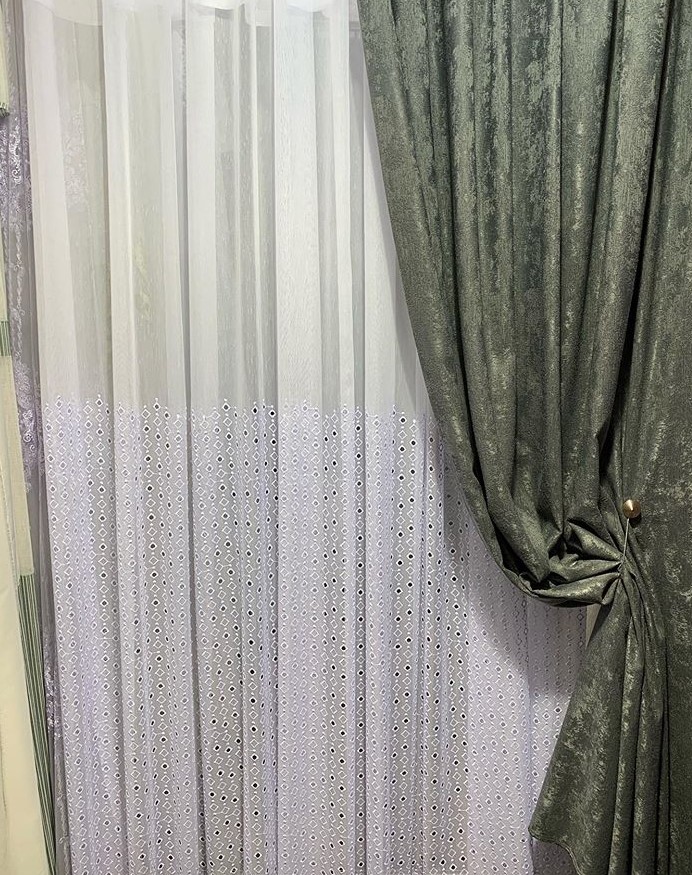 Тюль для зала 2023 года - фото новинок в современном стиле тюли с шторами и без