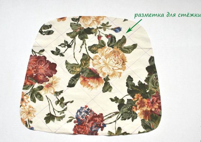 Подушки для стульев: своими руками, пошаговая инструкция выкройки