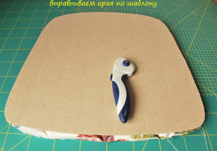 Подушки для стульев: своими руками, пошаговая инструкция выкройки