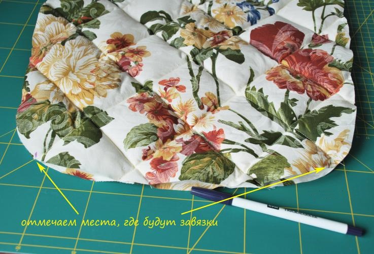 Подушки для стульев: своими руками, пошаговая инструкция выкройки