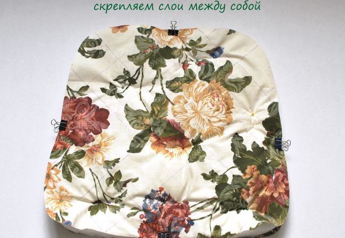 Подушки для стульев: своими руками, пошаговая инструкция выкройки