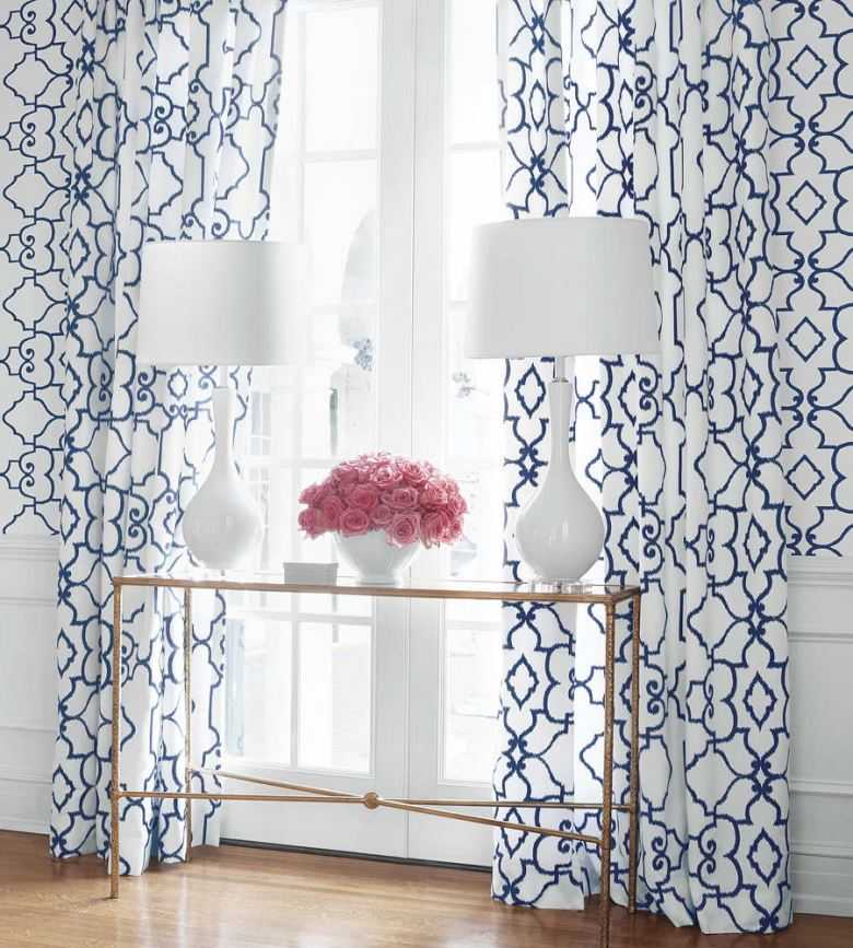 Дизайн светлых штор - критерии по выбору оттенков и типа ткани