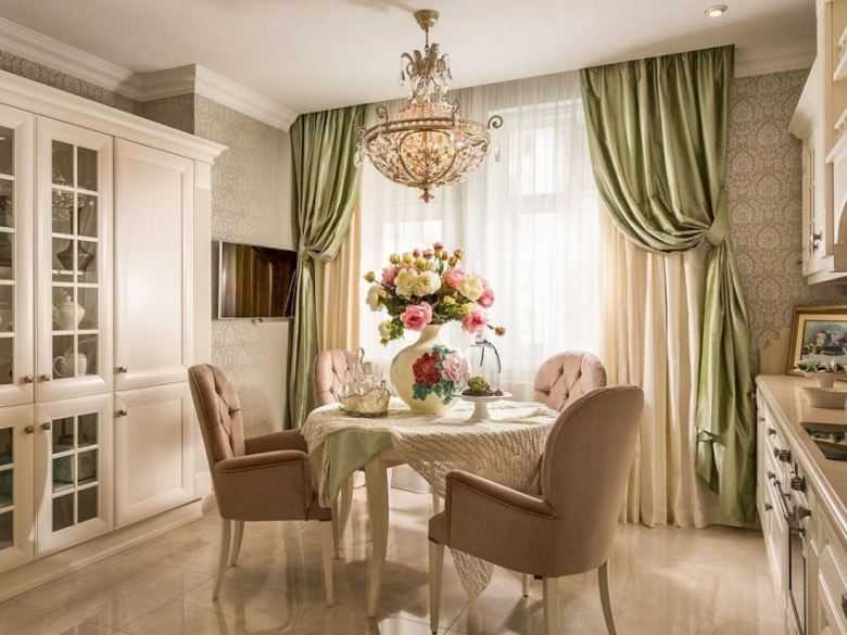 Шторы на кухню: фото идей, новинки, советы по оформлению