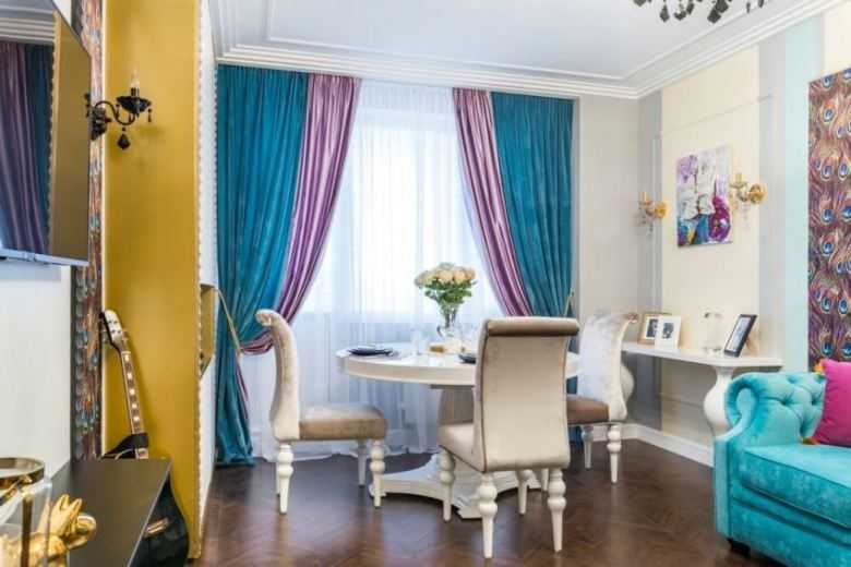 Нитяные шторы: виды, фото в интерьере, правила ухода