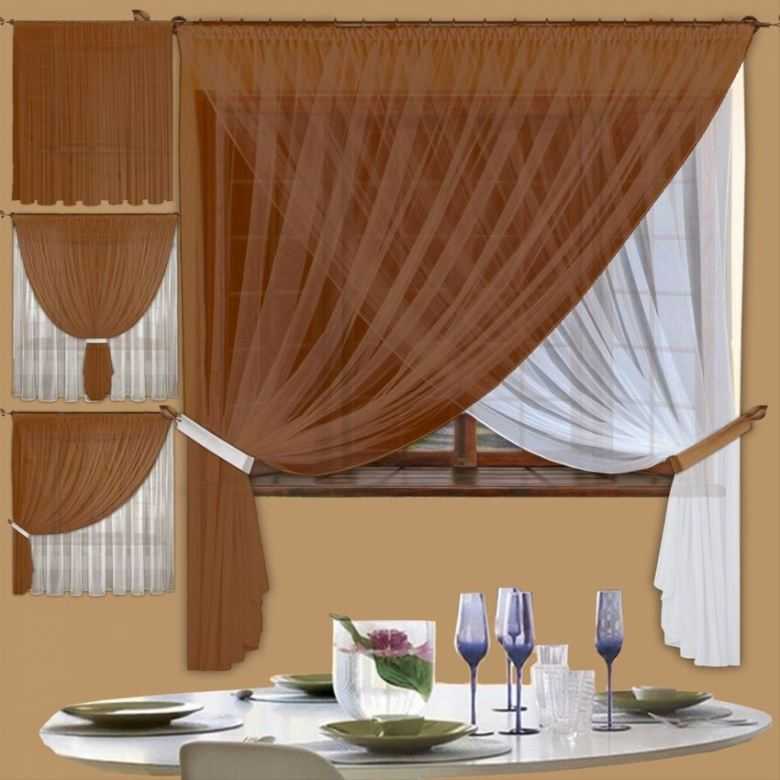 Новинки штор для кухни 2023 года - фото стильных современных штор, модный актуальный дизайн штор для кухни в текущем году