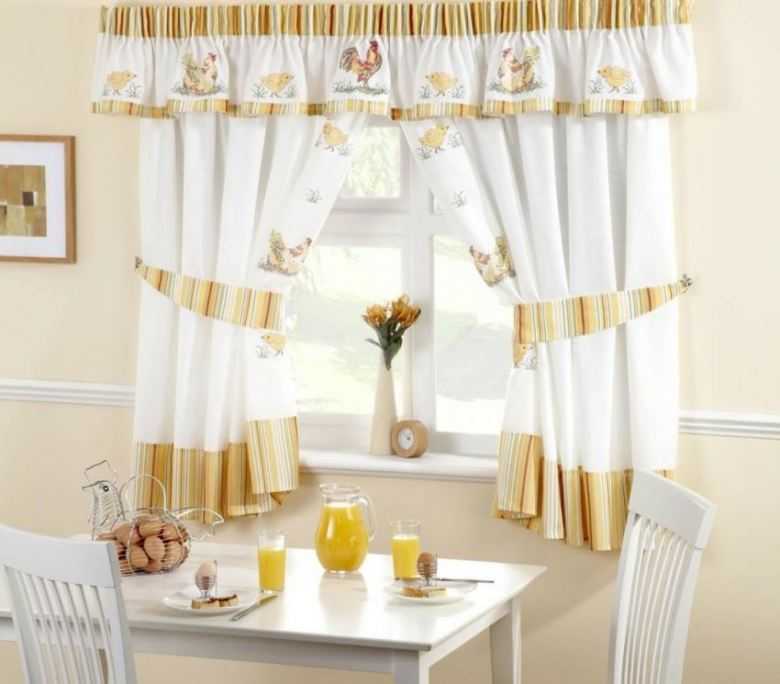 Шторы на кухню: фото идей, новинки, советы по оформлению