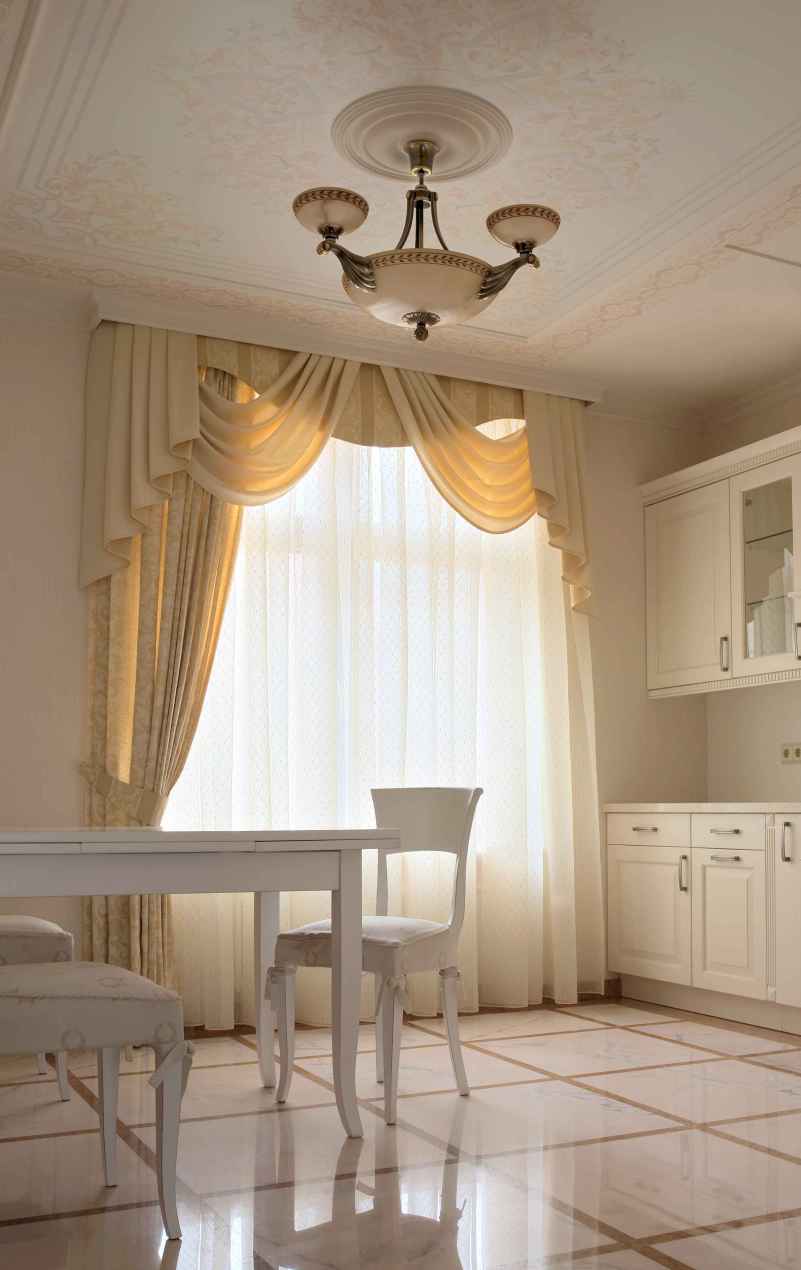 Шторы на кухню: фото идей, новинки, советы по оформлению