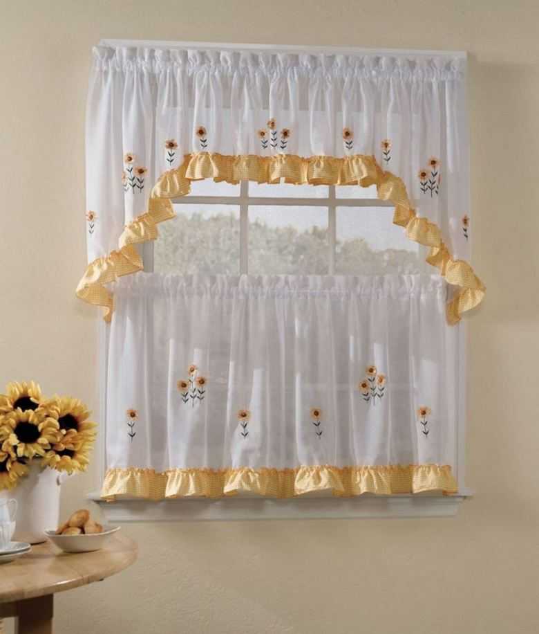 Шторы на кухню: фото идей, новинки, советы по оформлению