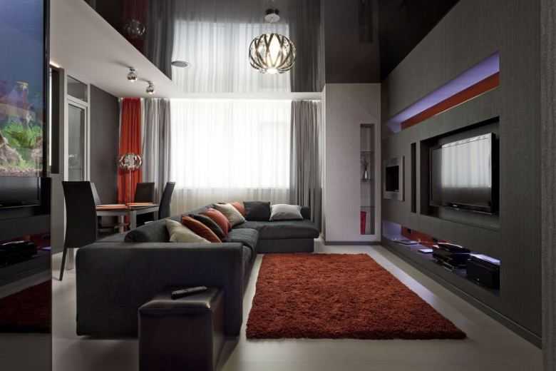 Серые шторы - фото красивого дизайна и удачного сочетания в интерьере