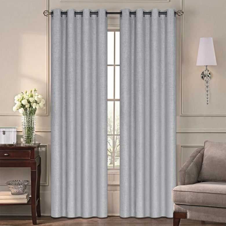 Шторы на люверсах в современном интерьере