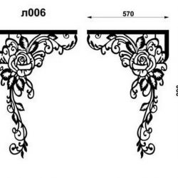 Ажурные ламбрекены своими руками