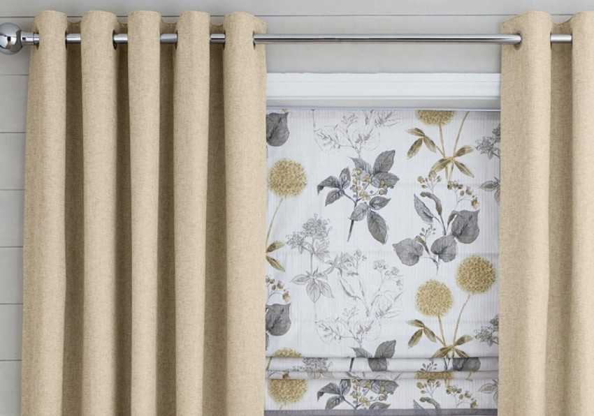 Шторы на люверсах в современном интерьере