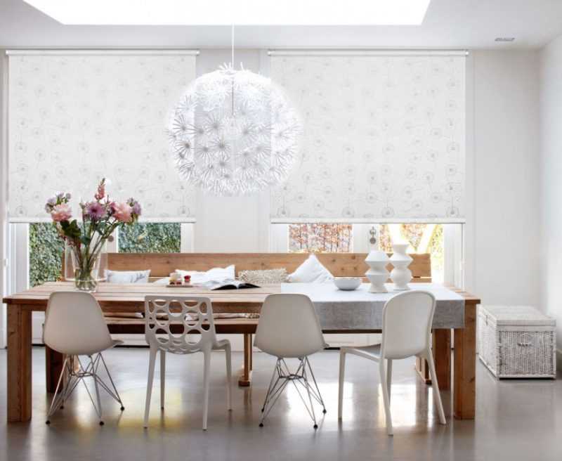 Дизайн светлых штор - критерии по выбору оттенков и типа ткани