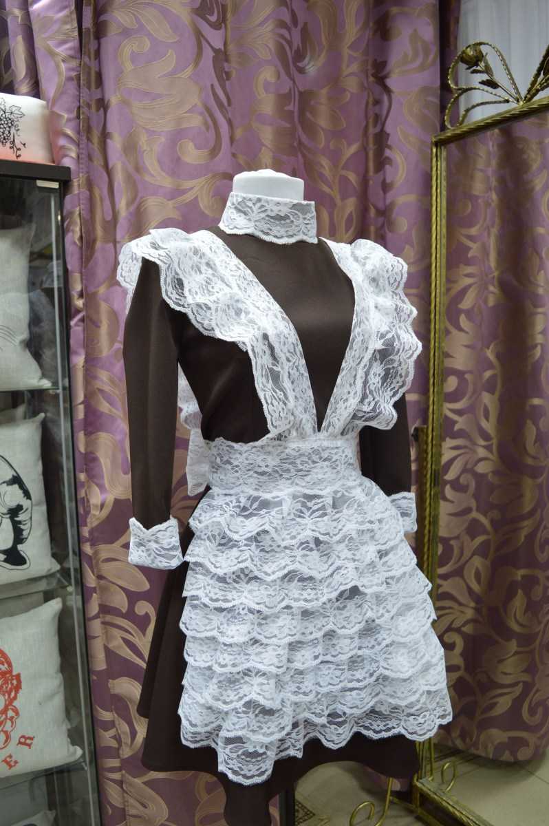 Выкройка красивого фартука для кухни для кухни своими руками