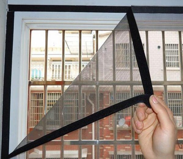 Сетка на окно на липучке