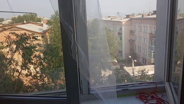 Установка на бельевой шнур