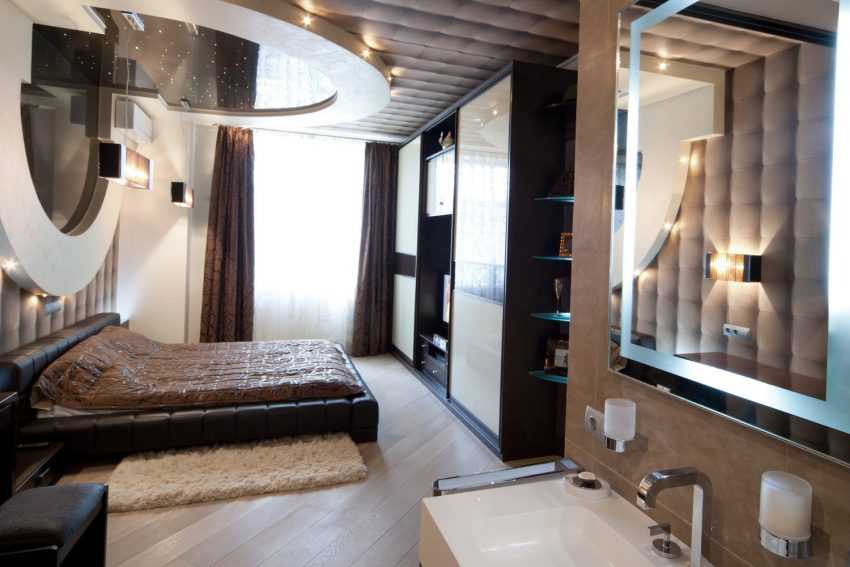 Коричневая спальня