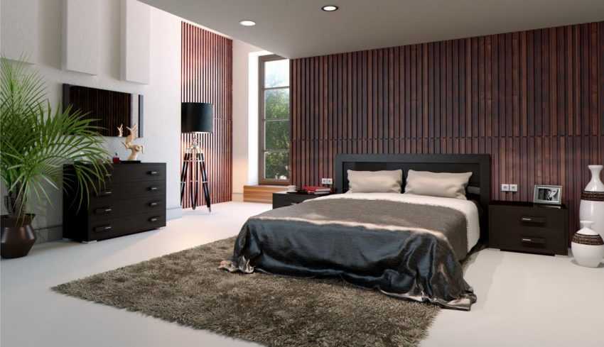 Коричневая спальня