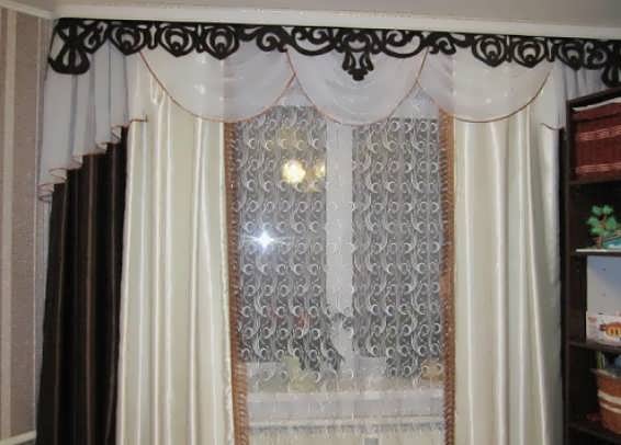 открытый ламбрекен