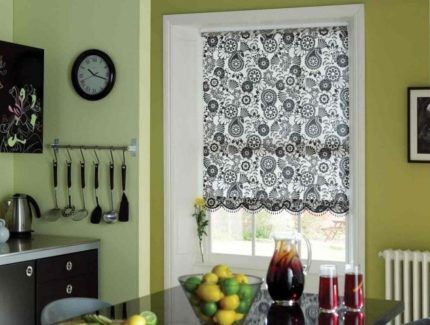 Шторы с фигурным низом полотна Шторы с фигурным низом полотна