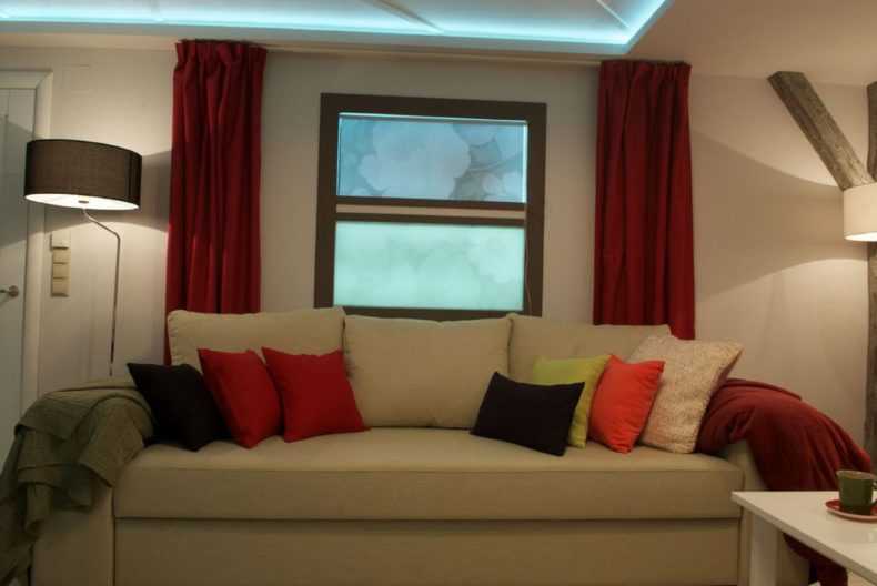 Красно-белая кухня