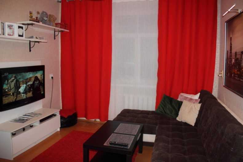 Красно-белая кухня