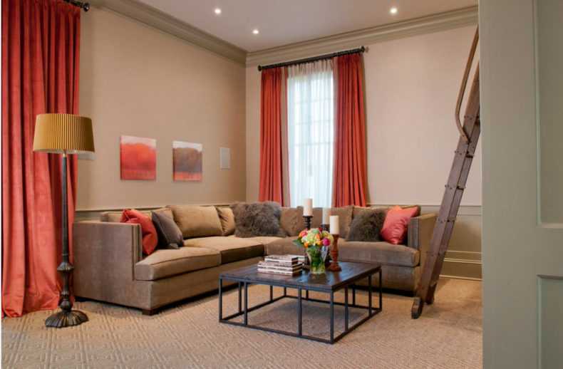 Красно-белая кухня