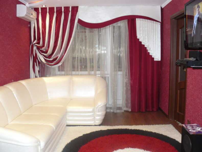 Красно-белая кухня