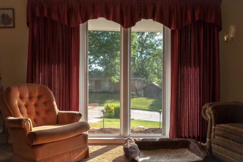 Красно-белая кухня