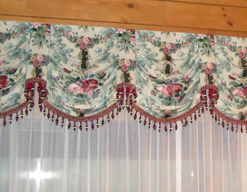 Как сшить шторы с ламбрекеном своими руками