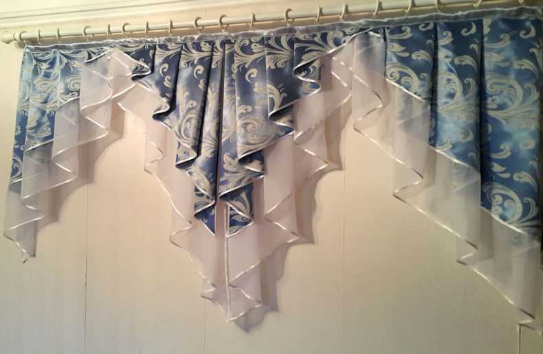 Как сшить шторы с ламбрекеном своими руками