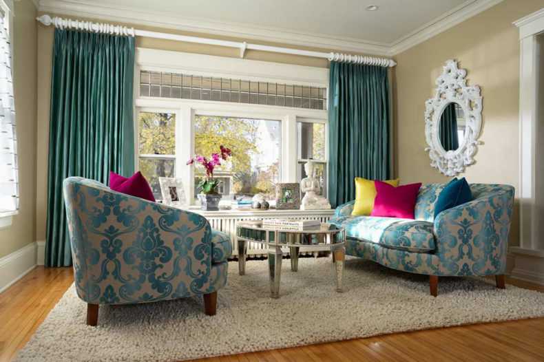 Новинки штор для зала