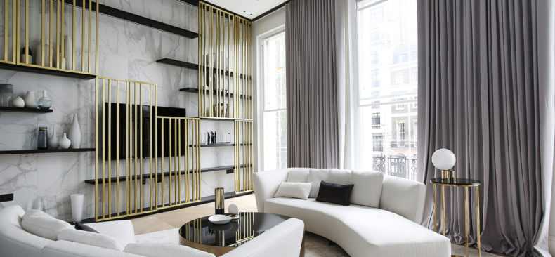 Серые шторы - фото красивого дизайна и удачного сочетания в интерьере