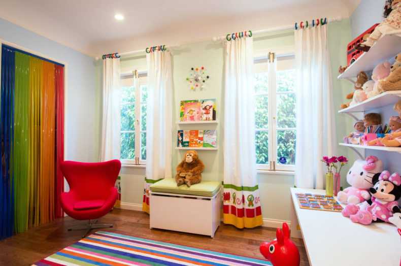 Короткие шторы для детской: виды, материалы