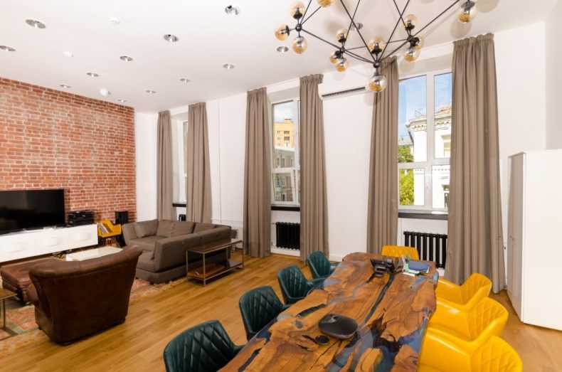 Шторы в стиле лофт - обзор вариантов, моделей и идей применения штор