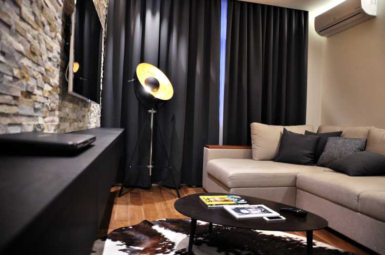 Темные шторы - фото лучших идей и новинок дизайна