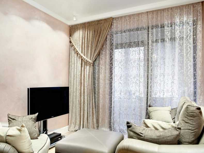 Тюль для зала 2023 года - фото новинок в современном стиле тюли с шторами и без