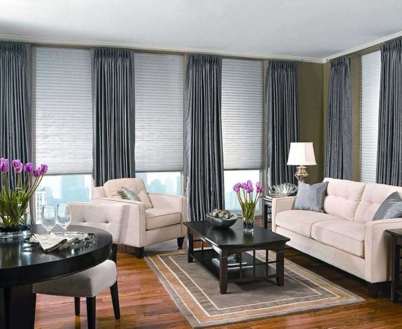 Модные шторы: примеры в интерьере