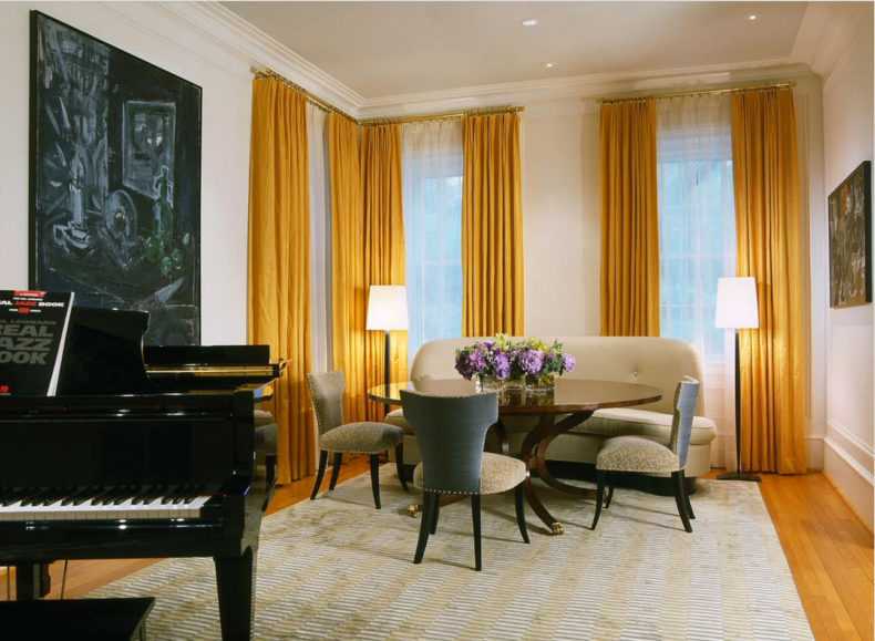 Желтые шторы - фото идеальных примеров необычных сочетаний и стильных идей применения