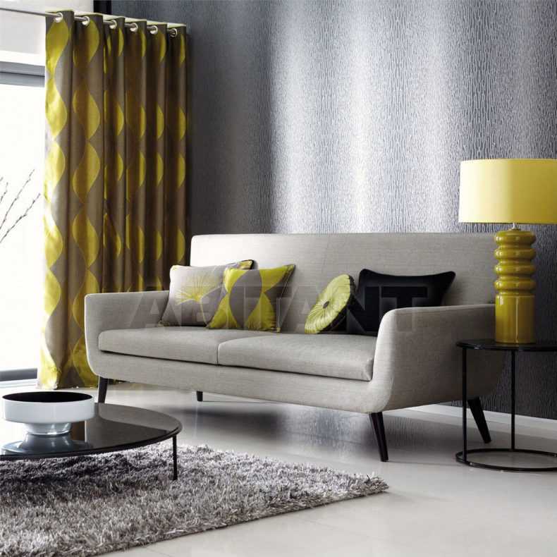 Шторы к серым обоям - фото идей цвета штор в спальню, зал, гостиную, кухню к серым обоям