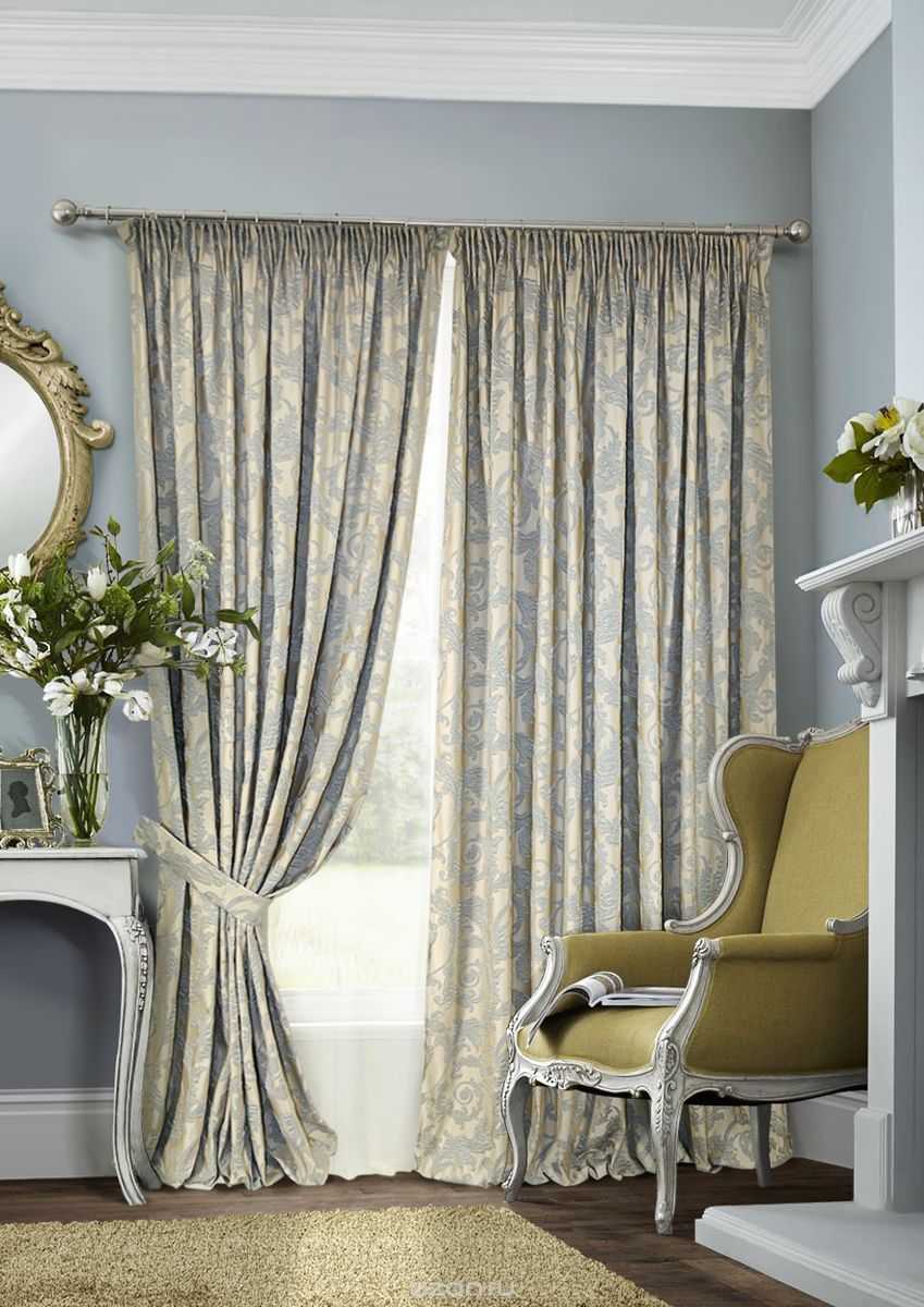 Шторы к серым обоям - фото идей цвета штор в спальню, зал, гостиную, кухню к серым обоям