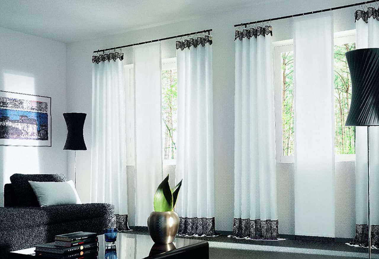 Тюль для зала 2023 года - фото новинок в современном стиле тюли с шторами и без